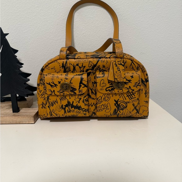 Coach Handbags - Coach Graffiti Twin Turnlock